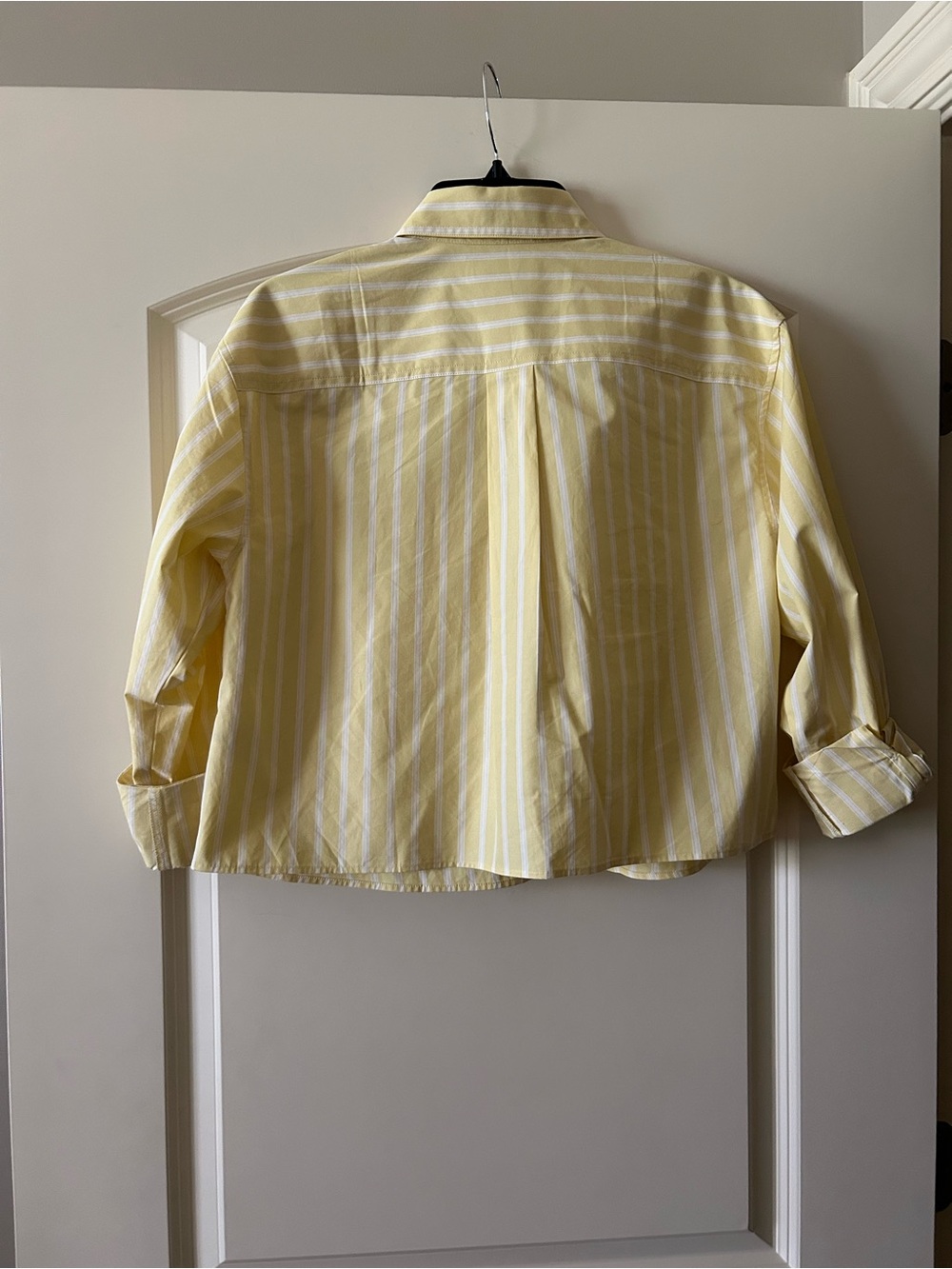 Banana Republic Cropped Poplin Shirt - Picture 6 of 8